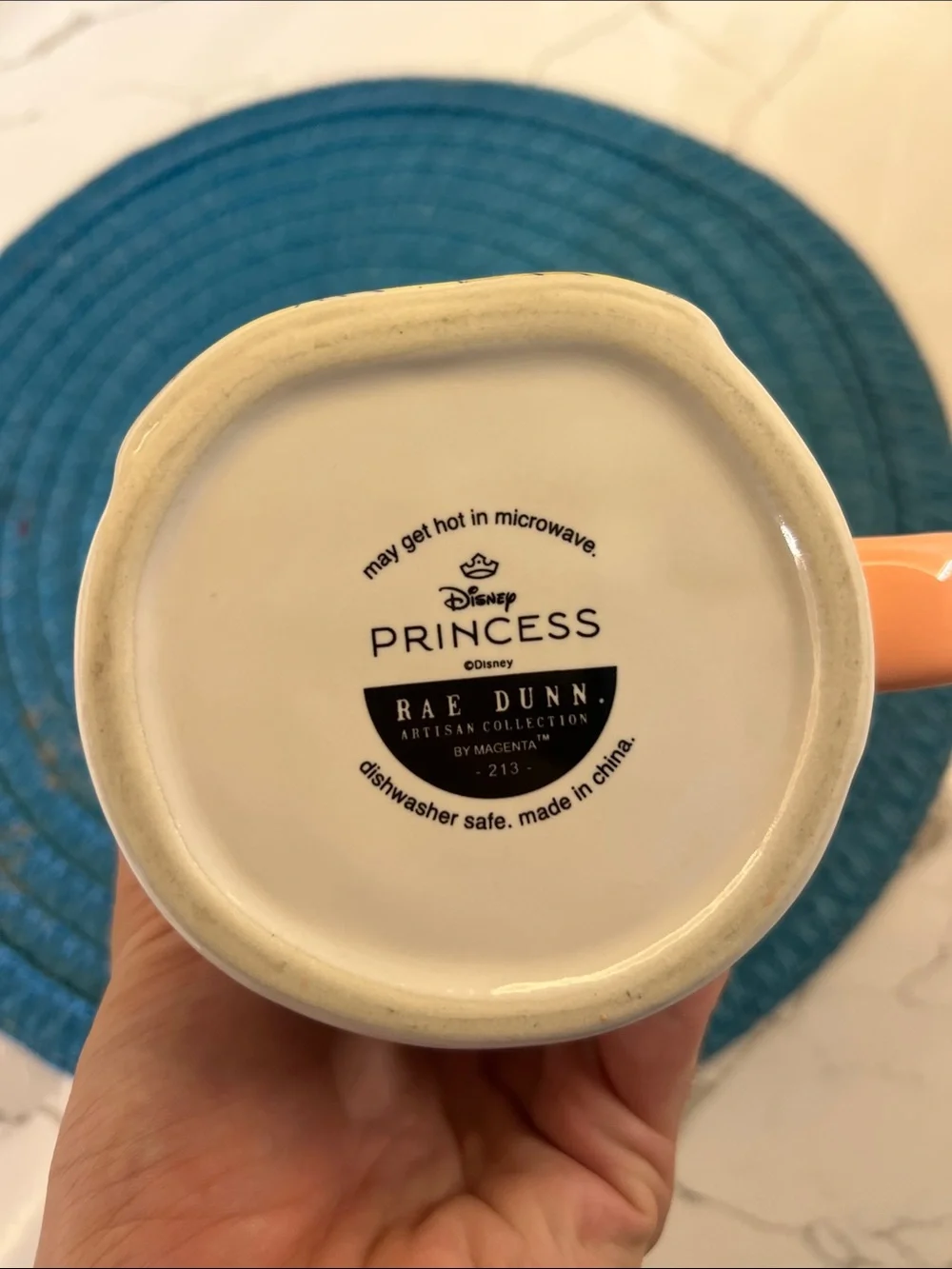 Rae Dunn x Disney Princess Belle Coffee Mug 